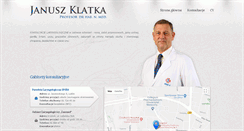Desktop Screenshot of januszklatka.pl